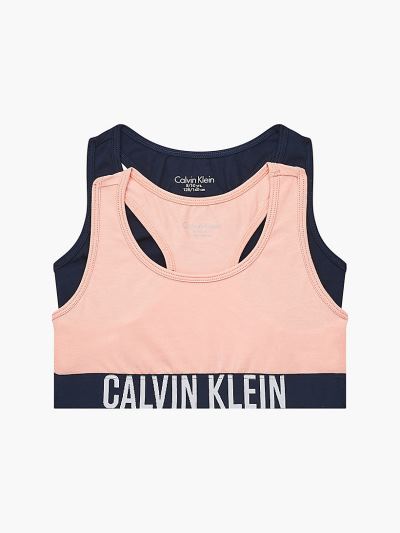 Calvin Klein Ruhák HU673217 | Calvin Klein Modern Cotton Lány Bralette Sárgabarack Rózsaszín / Sötét